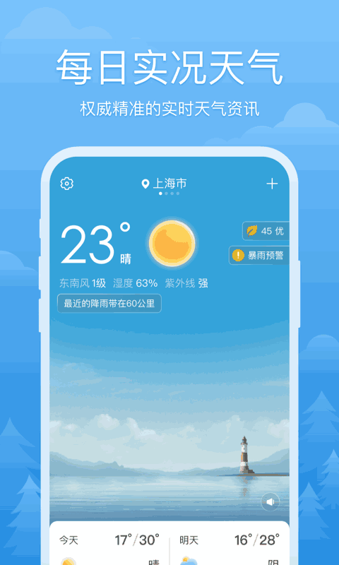 心晴天气